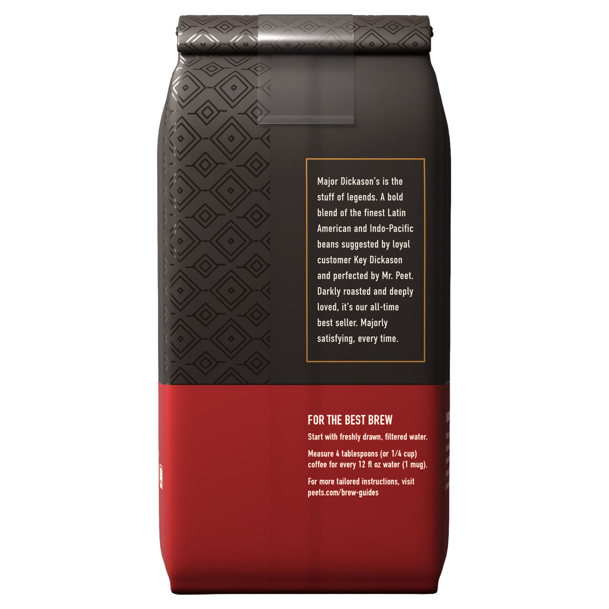 미국직구 Peet's Coffee Major Dickason's Blend Whole Bean Coffee, Dark Roast, 2 lbs