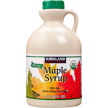 미국직구 Kirkland Signature Organic Pure Maple Syrup, 33.8 oz