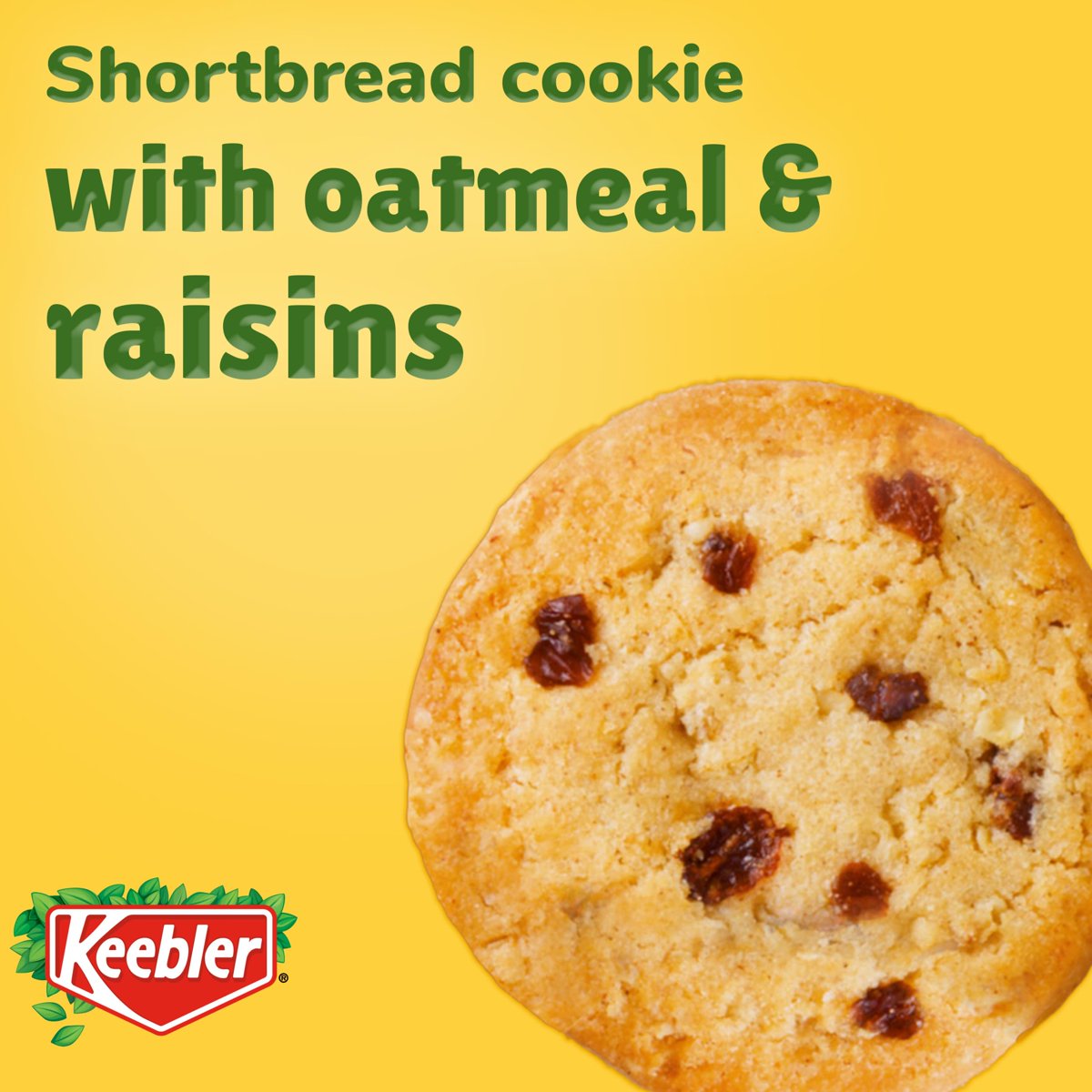 미국직구 3x Keebler Sandies 과자 278g 4팩 / 3x | Keebler Sandies Shortbread Oatmeal Raisin Cookie 3
