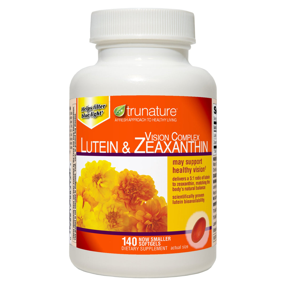미국직구 트루네이처 루테인 trunature Vision Complex Lutein & Zeaxanthin, 140 Softgels