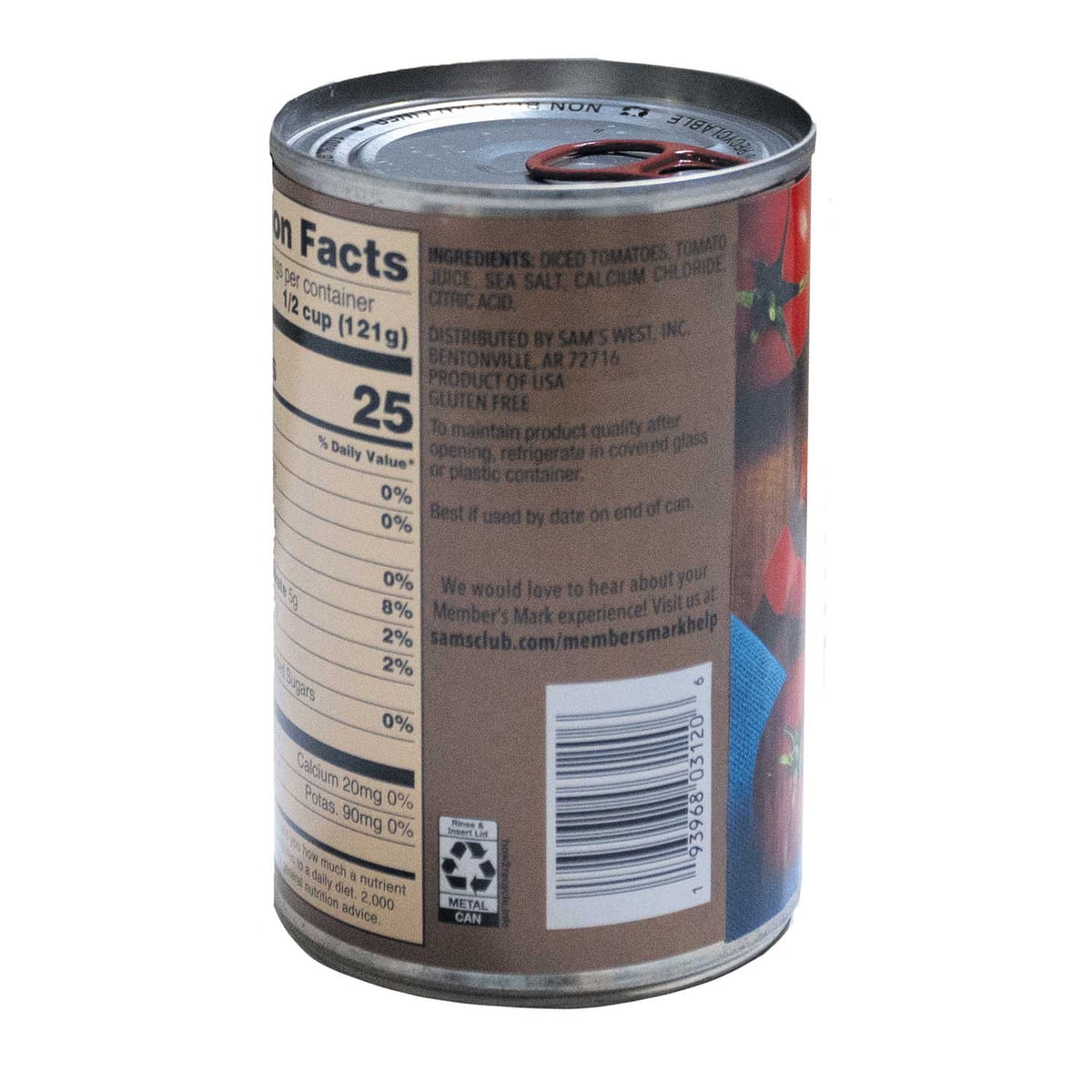 미국직구 멤버스마크 411g / Member's Mark Diced Tomatoes in Tomato Juice, 411g, 12 pk. 7