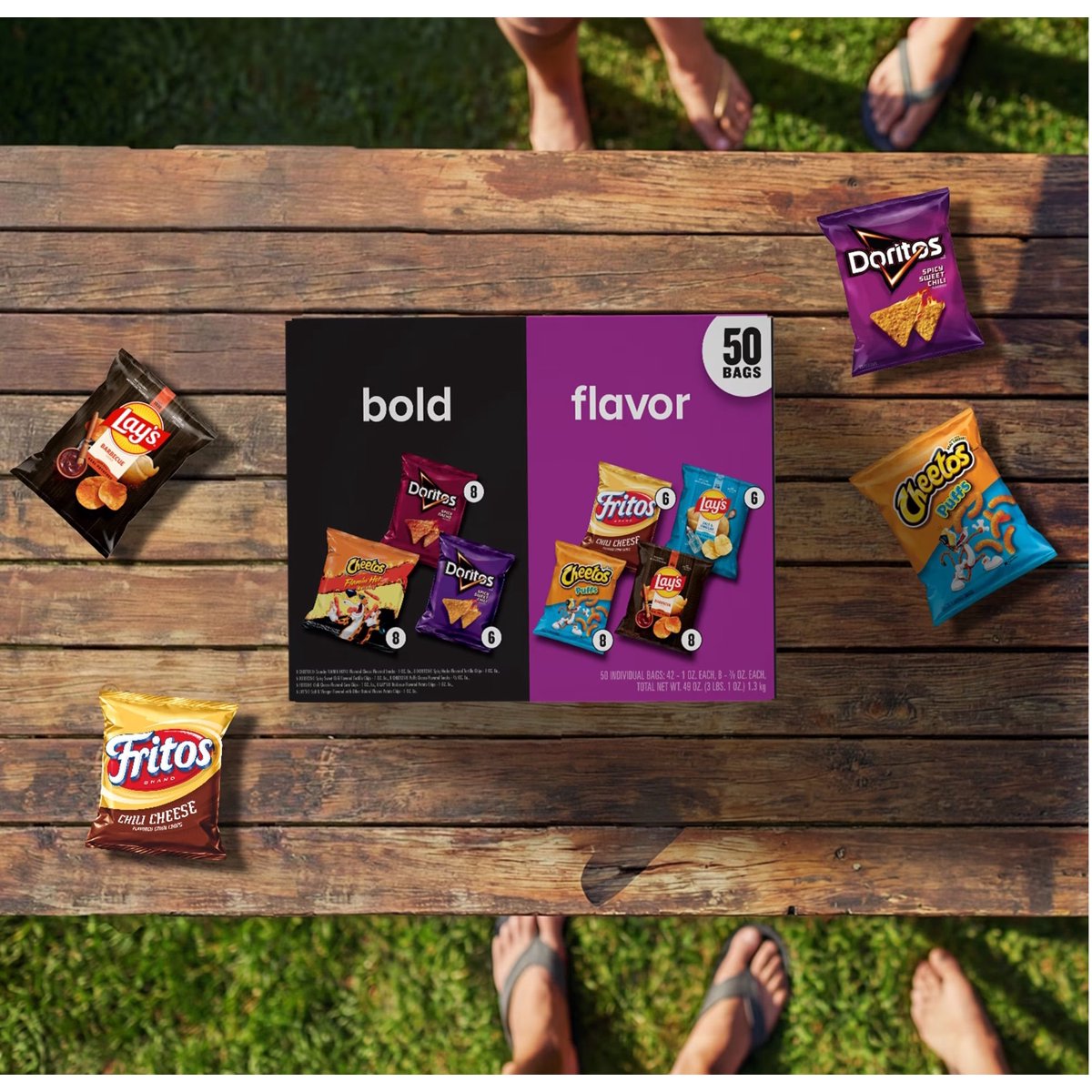 미국직구 Frito-Lay Bold Flavor / Frito-Lay Bold Flavor Mix Variety Pack Chips, 50 pk. 5