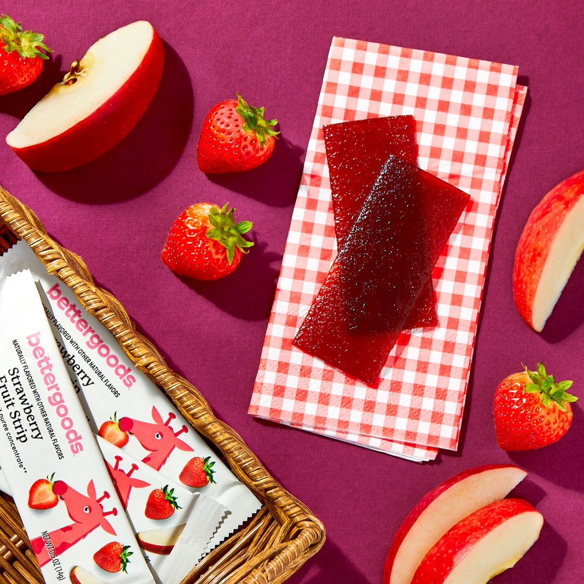 미국직구 bettergoods Strawberry Fruit 283g / bettergoods Strawberry Fruit Strips, 283g, 20 Cou 2