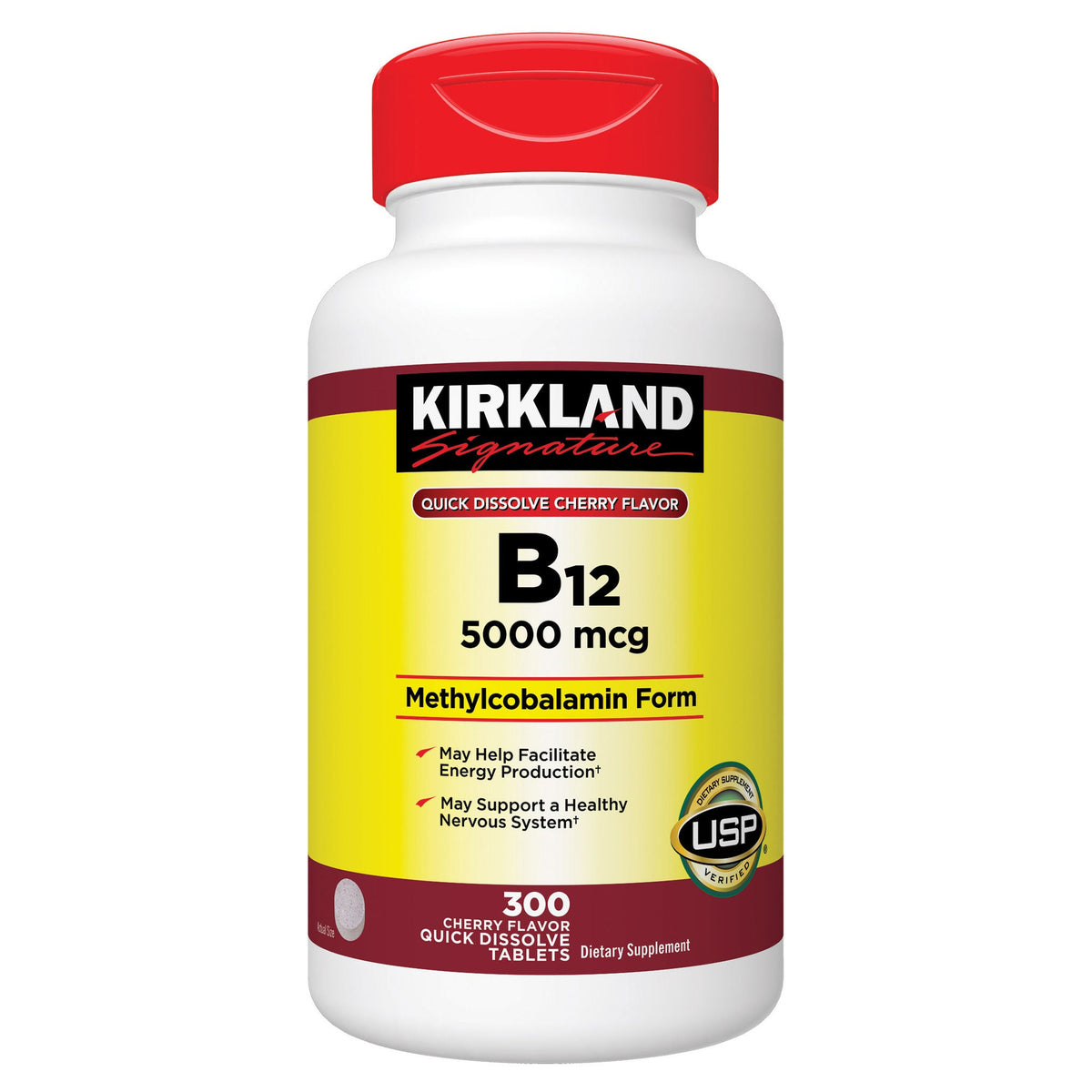 미국직구 커클랜드 비타민B Kirkland Signature Quick Dissolve B-12 5000 mcg., 300 Tablets
