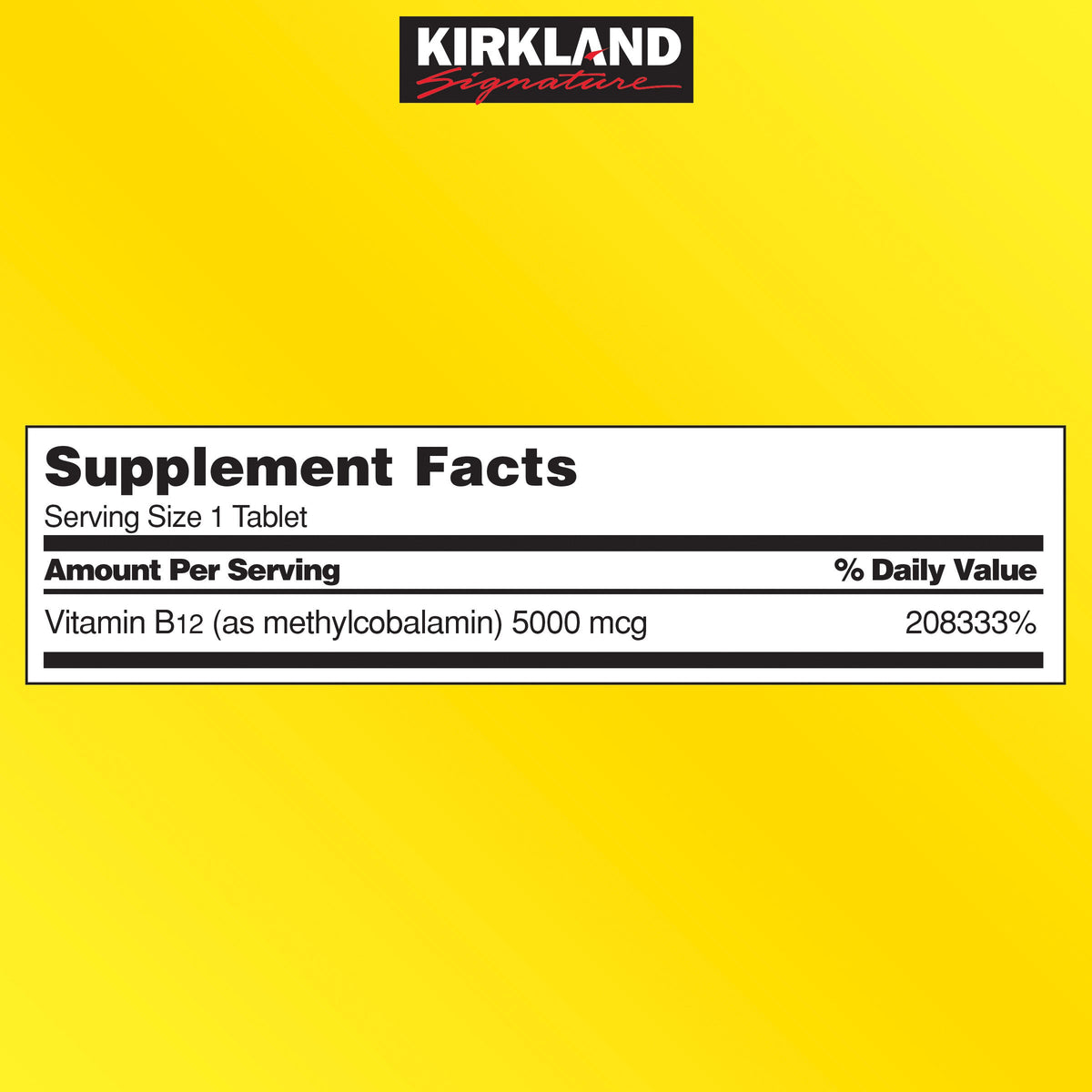 미국직구 커클랜드 비타민B Kirkland Signature Quick Dissolve B-12 5000 mcg., 300 Tablets