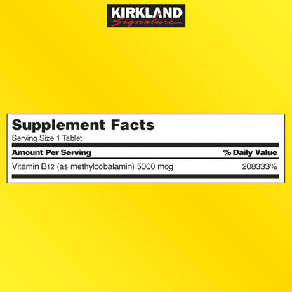미국직구 커클랜드 비타민B Kirkland Signature Quick Dissolve B-12 5000 mcg., 300 Tablets
