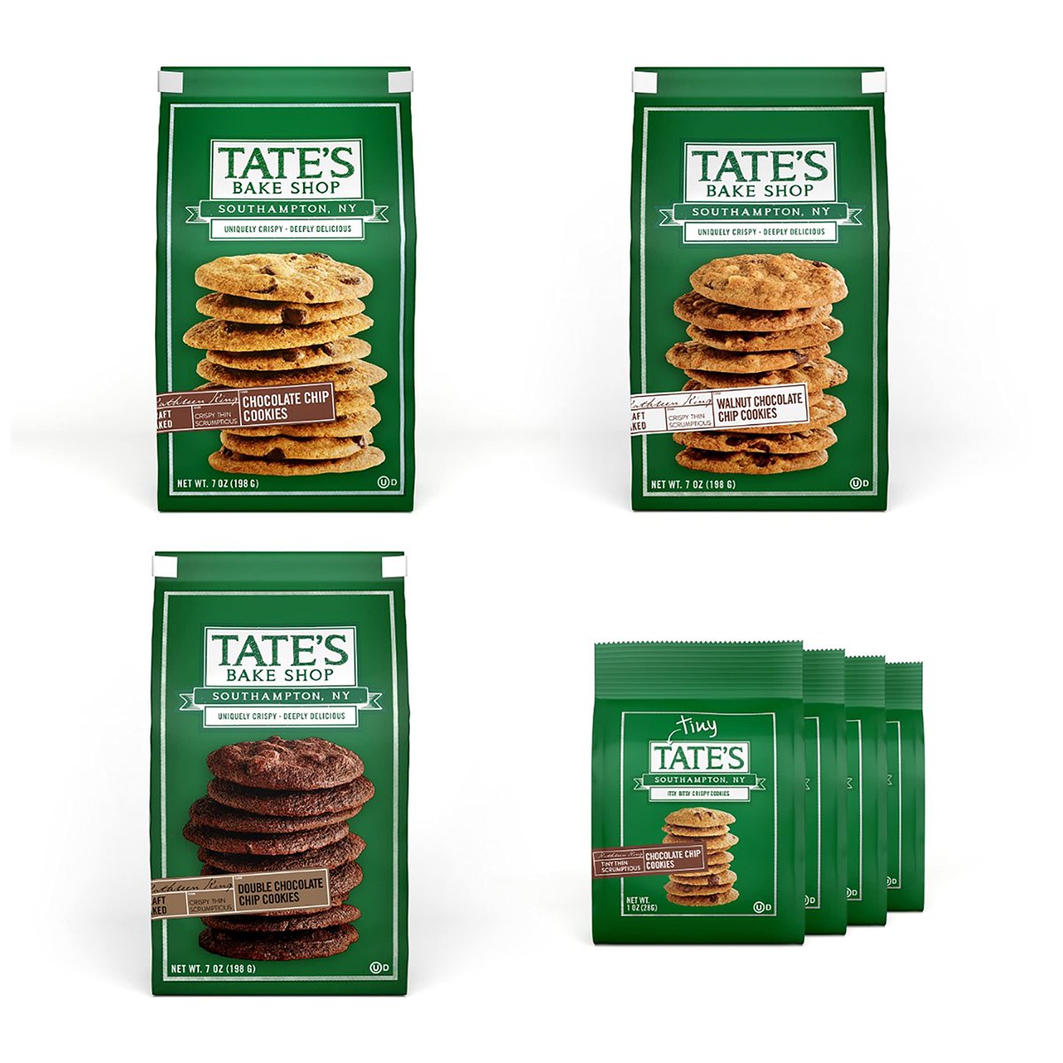 미국직구 3x Tates Bake 초콜릿 6g / 3x | Tates Bake Shop Chocolate Chip Cookies Variety Pack, 7 Ba 2