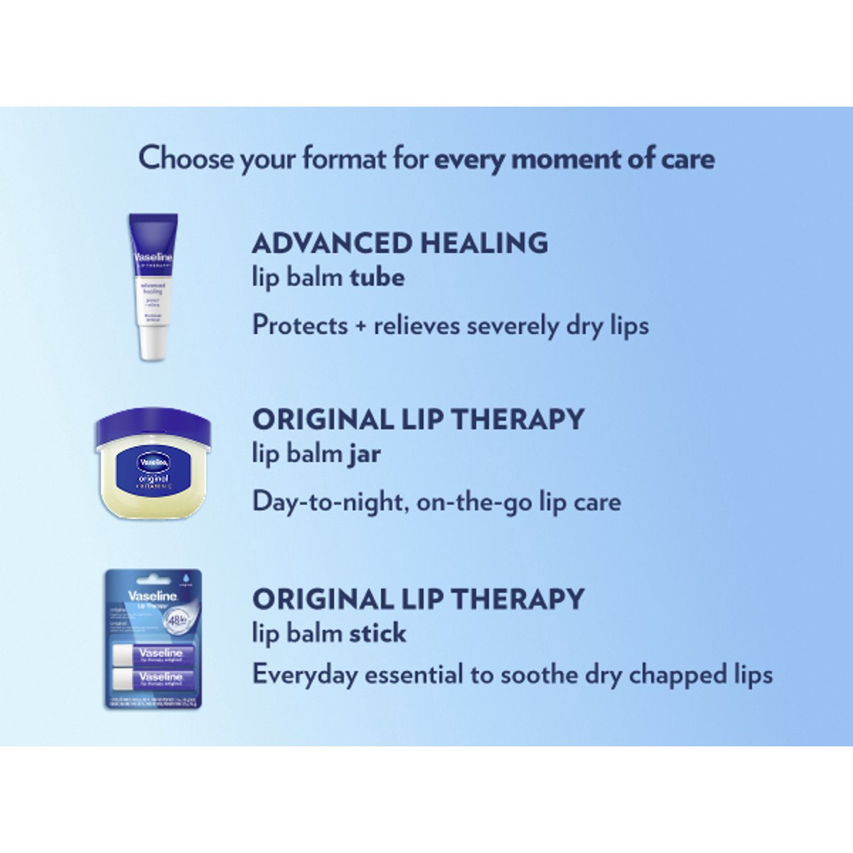 미국직구 Vaseline Lip Therapy 로션 10g 2팩 / Vaseline Lip Therapy Lip Balm Tube For Healthier Loo 4