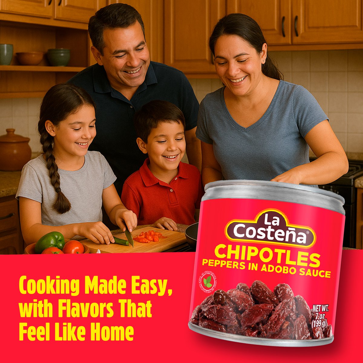 미국직구 La Coste a 198g 2팩 / La Costeña Chipotle Peppers in Adobo Sauce, 198g, 2 Pack Bundle 3