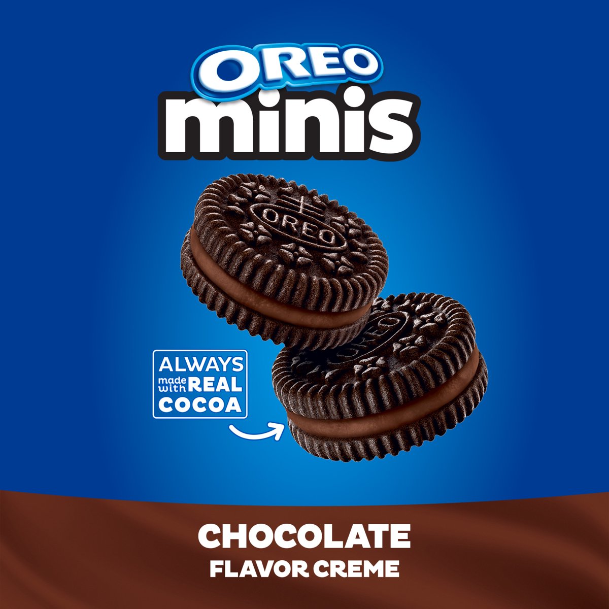 미국직구 OREO Minis 초콜릿 227g 2팩 / OREO Minis Chocolate Creme Chocolate Sandwich Cookies, 227g, 2