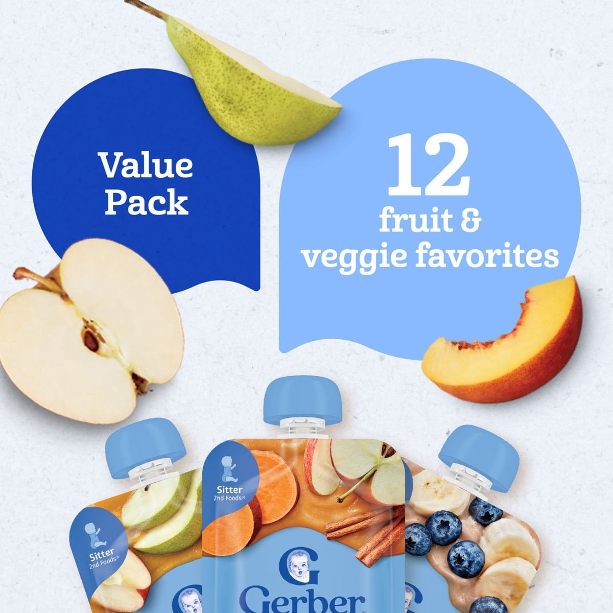 미국직구 Gerber Toddler Pouch 99g 12팩 / Gerber Toddler Pouch Variety Pack, 99g, 12 ct. 3