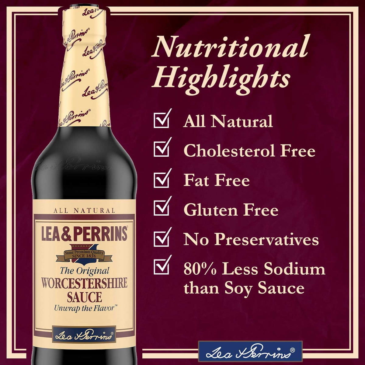 미국직구 Lea & Perrins 567g / Lea & Perrins The Original Worcestershire Sauce, 567g, 2 pk. 6