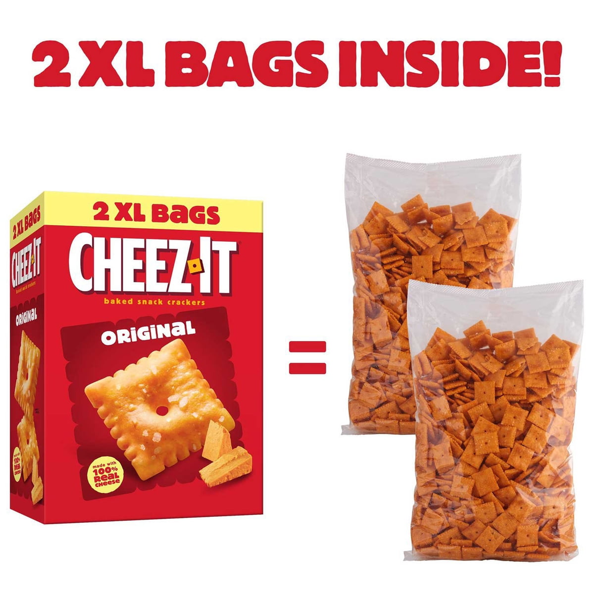 미국직구 Cheez-It 과자 680g / Cheez-It Original Baked Snack Crackers, 680g, 2 pk. 3