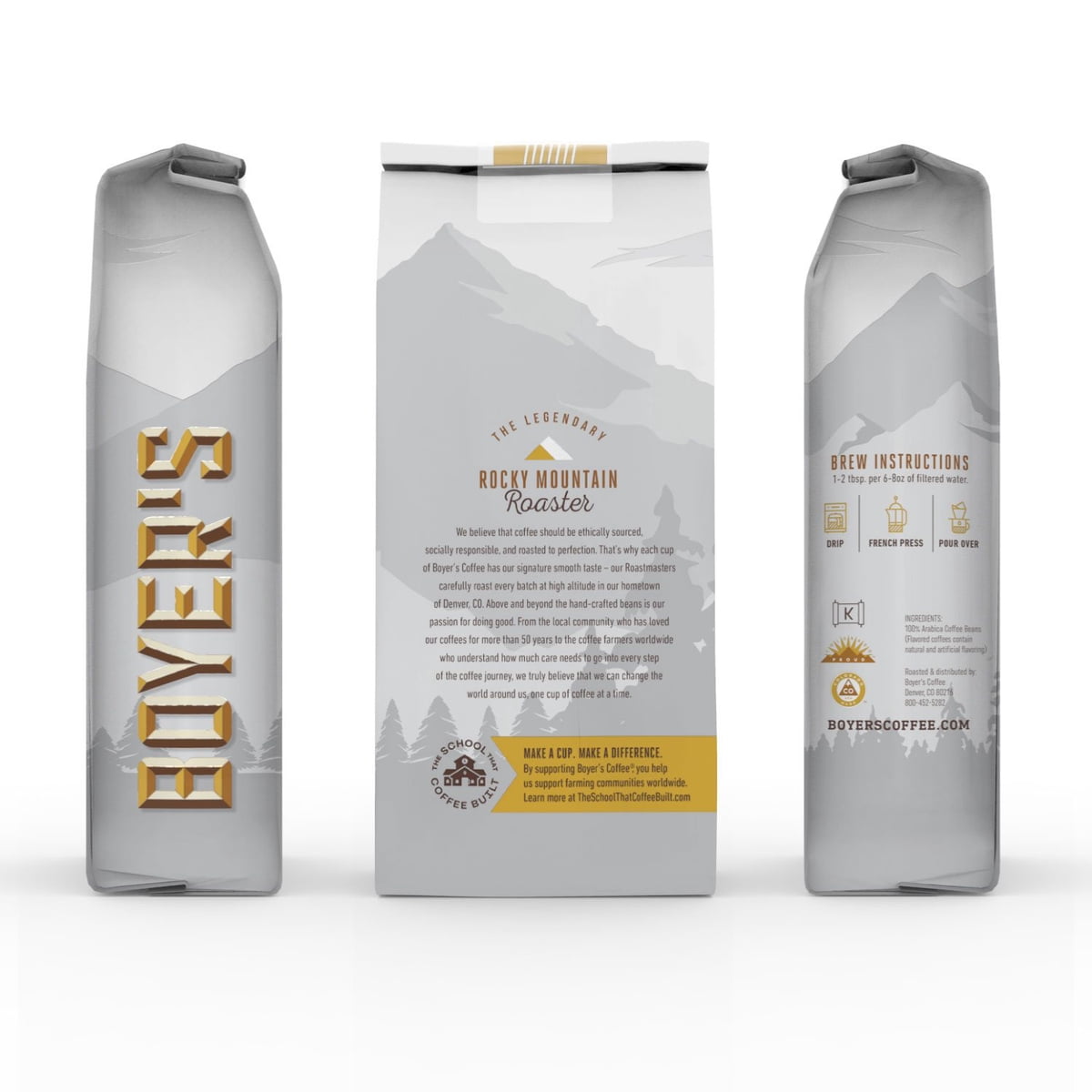미국직구 Boyer's 커피 1.0kg / Boyer's Coffee Light Roast Whole Bean, Hazelnut, 1.0kg 2
