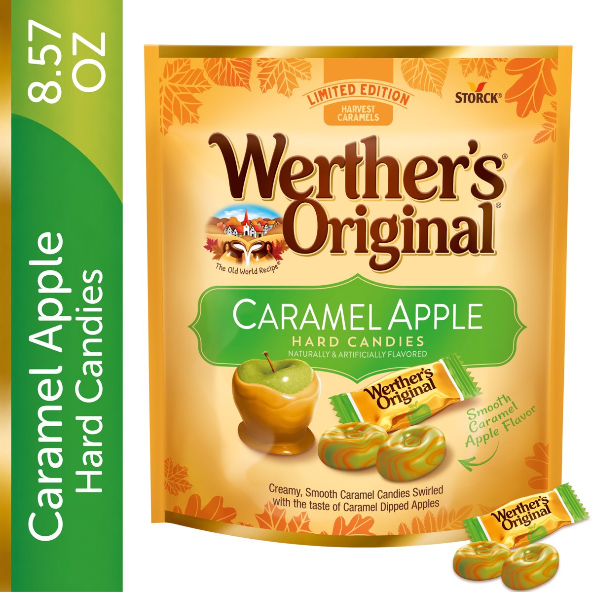 미국직구 Werther's 243g 2팩 / Werther's Original Limited Edition Fall Harvest Caramel Apple Har 2
