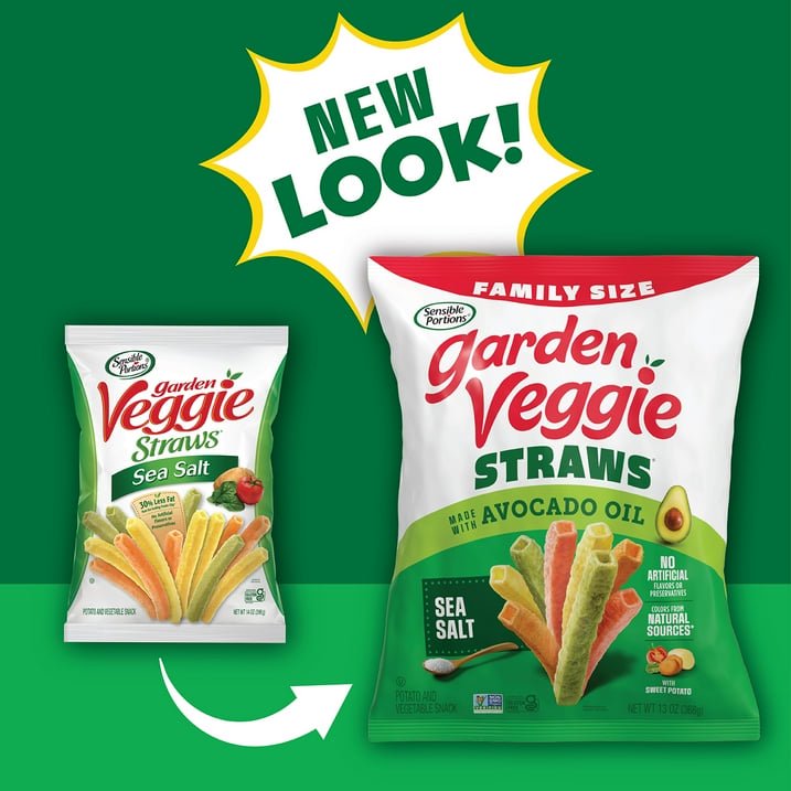 미국직구 Sensible Portions Garden 384ml / Sensible Portions Garden Veggie Straws Made with Avo 2