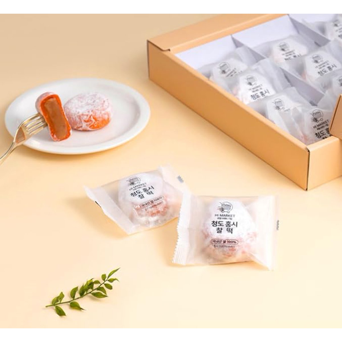 미국직구 Cheongdo Soft Persimmon 60g / Cheongdo Soft Persimmon Rice Cake, Korean Glutinous Ric 5