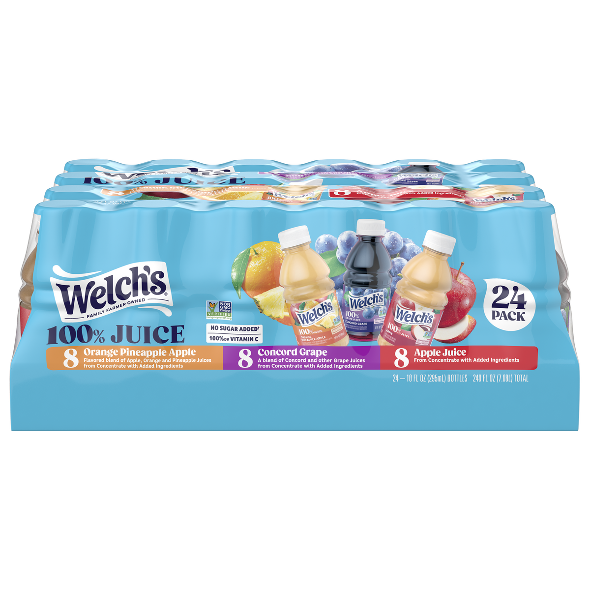 미국직구 웰치스 Juice Drink, Variety Pack, 10 fl oz, 24 ct