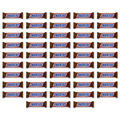 미국직구 스니커즈 Peanut Chocolate Candy Bar, Full Size, 1.86 oz, 48 ct