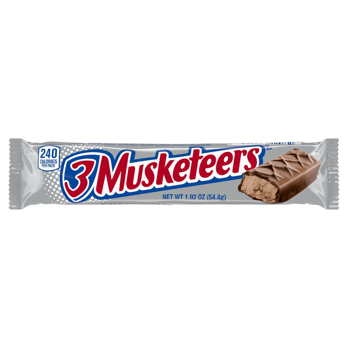 미국직구 3 Musketeers Chocolate Candy Bar, Full Size, 1.92 oz, 36 ct