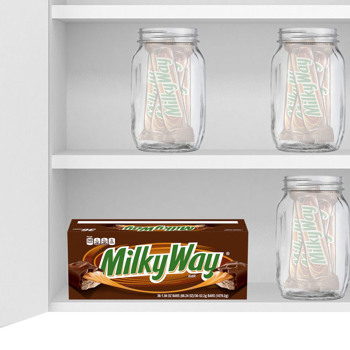 미국직구 Milky Way Caramel Chocolate Candy Bar, Full Size, 1.84 oz, 36 ct