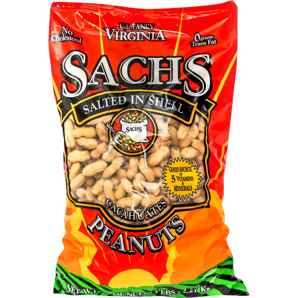 미국직구 Sachs In-Shell Peanuts, Salted, 5 lbs