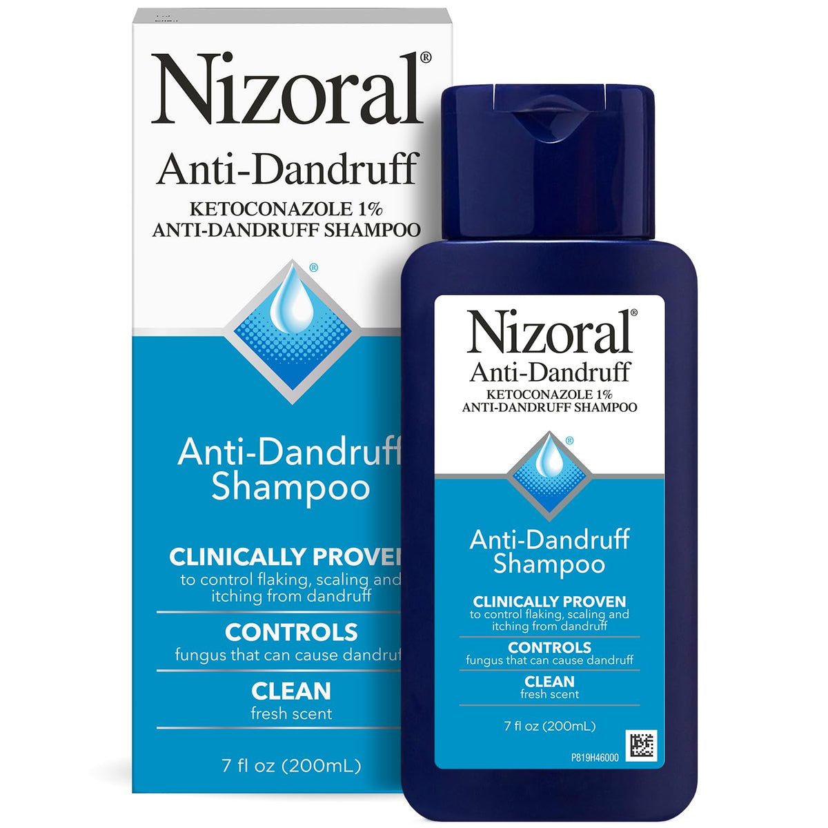 미국직구 니조랄 케토코나졸 1% 비듬샴푸 200mL Nizoral Anti-Dandruff Shampoo with 1% Ketoconazole, Fresh Scent, 7 fl oz(207mL)