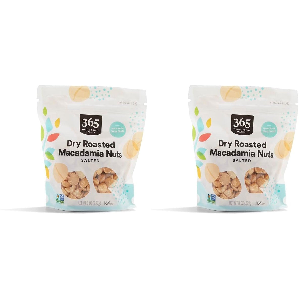 미국직구 2 Pack 365 견과 227g 2팩 / 2 Pack | 365 by Whole Foods Market Roasted and Salted Macadam 4