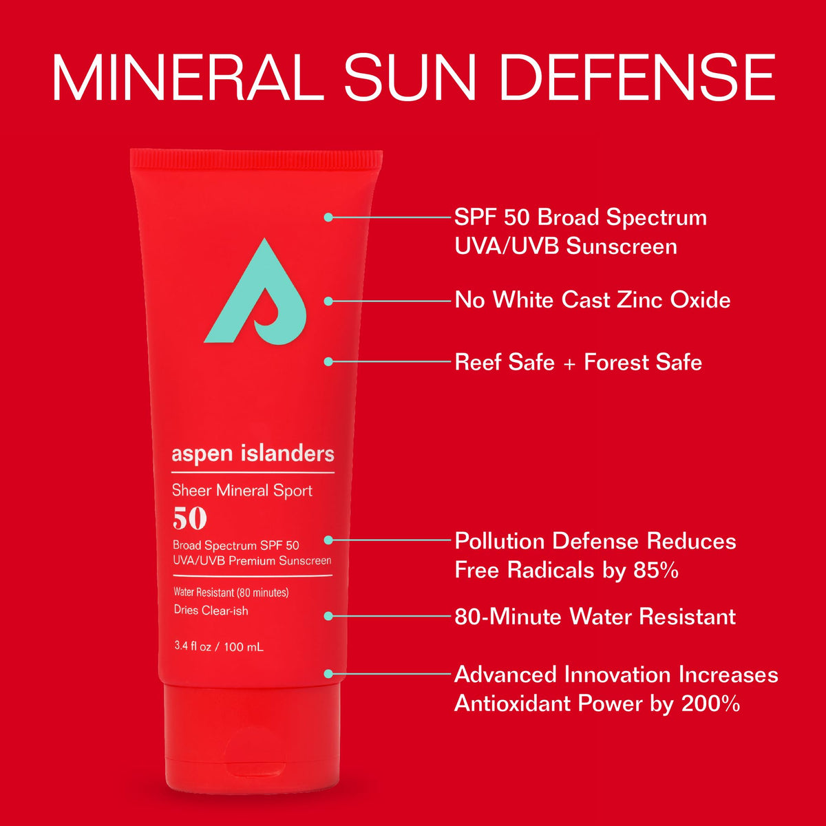 aspen islanders 선크림 SPF50 2