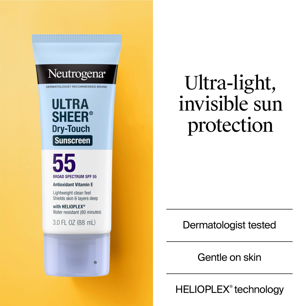 뉴트로지나 선크림 SPF55 3