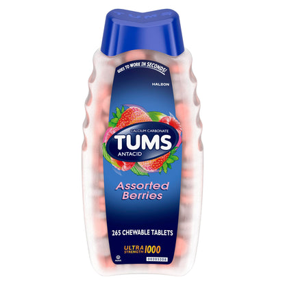 미국직구 텀스 울트라 제산 츄어블 TUMS Antacid Ultra Strength, 265 Chewable Tablets