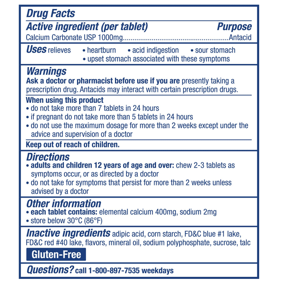 미국직구 텀스 울트라 제산 츄어블 TUMS Antacid Ultra Strength, 265 Chewable Tablets