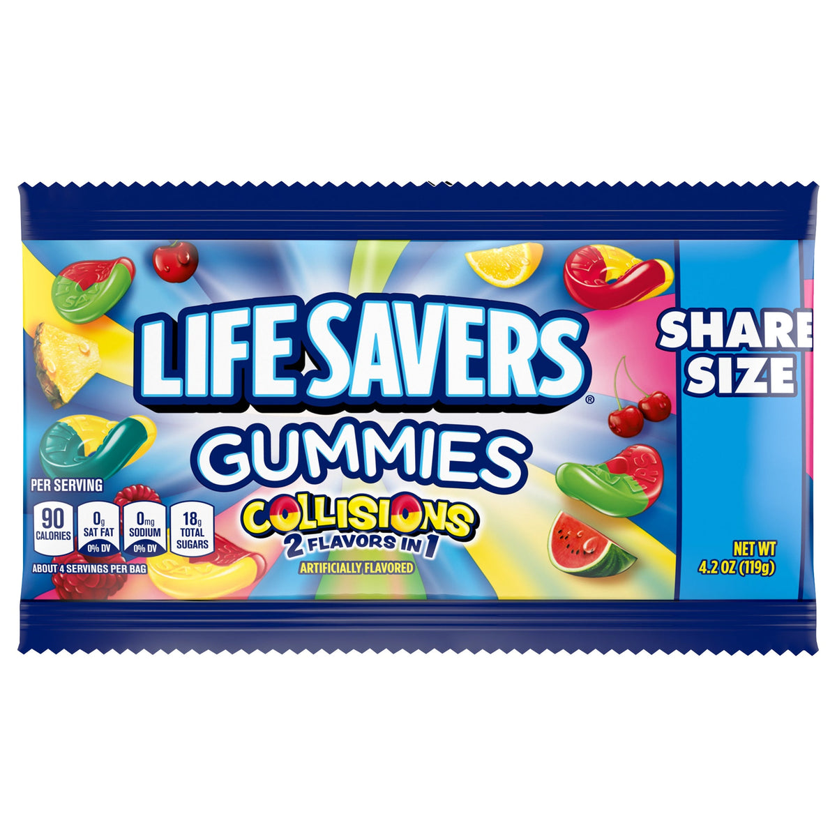 미국직구 Life Savers Gummies Collisions, 4.2 oz, 15 ct