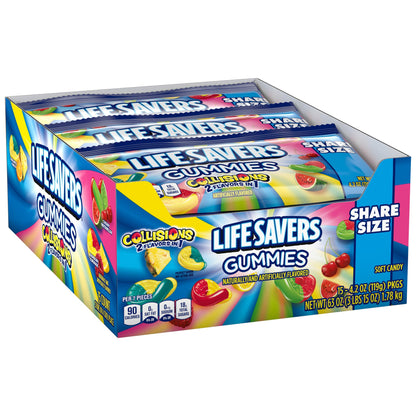 미국직구 Life Savers Gummies Collisions, 4.2 oz, 15 ct