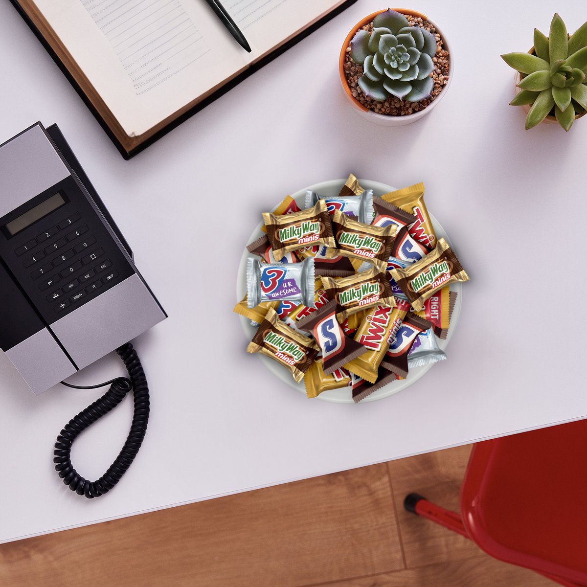 미국직구 Snickers 초콜릿 236g / Snickers, Twix & More Minis Chocolate Candy Bars Variety pack - 2 4