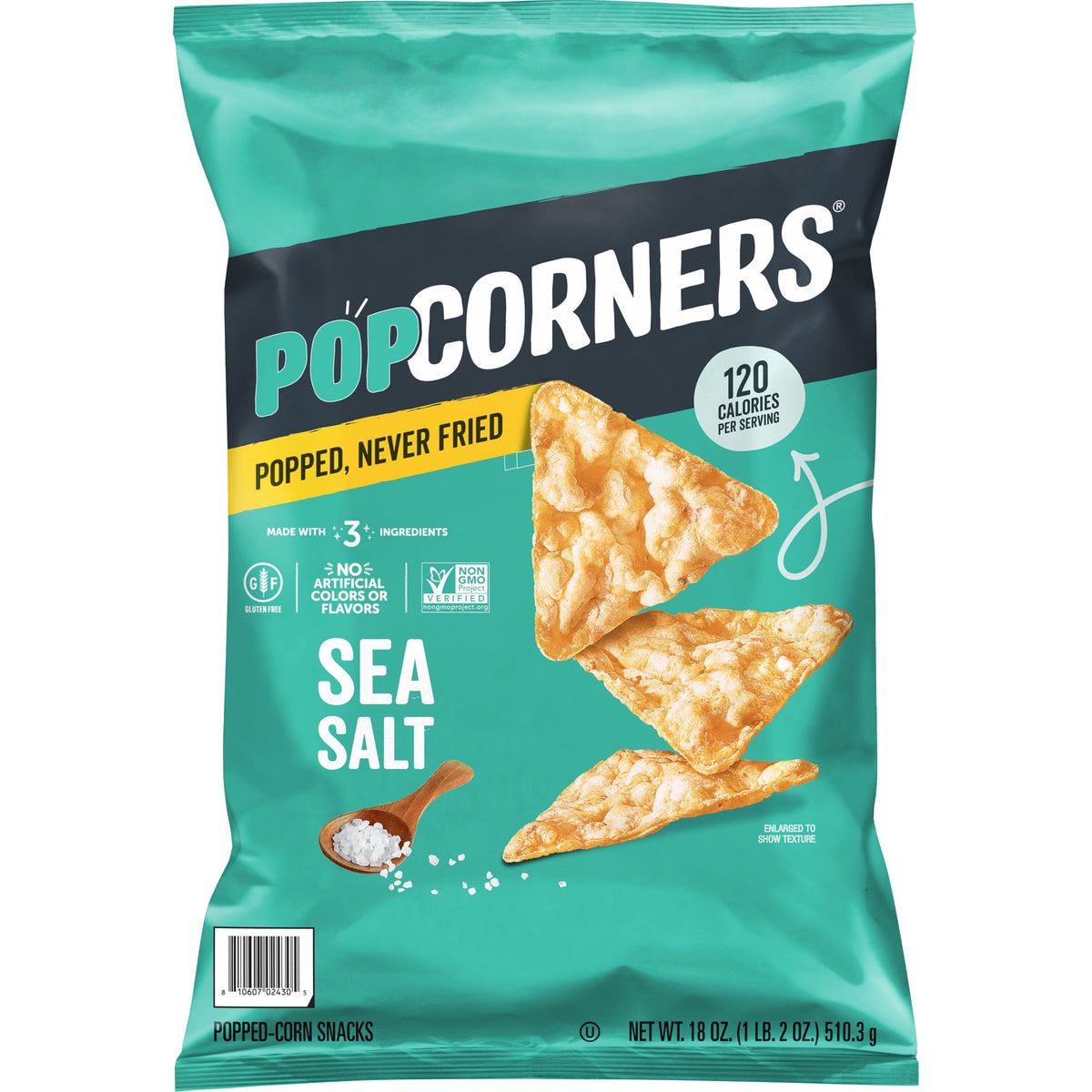 미국직구 PopCorners Sea Salt 510g / PopCorners Sea Salt Flavored Whole Grain Snacks, 510g 1