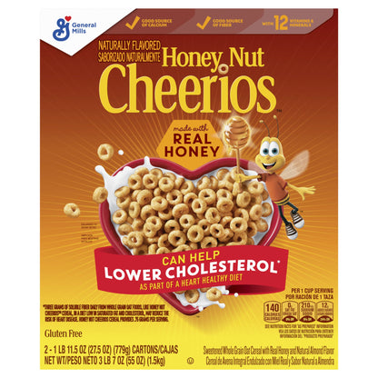 미국직구 치리오스 Cereal, Honey Nut, 27.5 oz, 2 ct