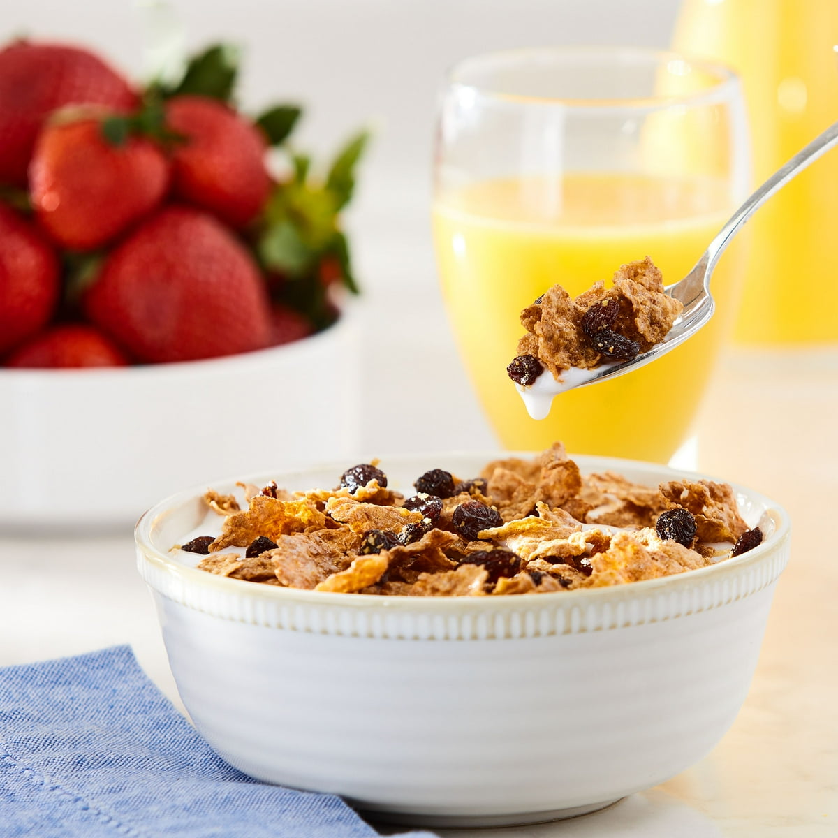 미국직구 Great Value Crunchy 516g 2팩 / Great Value Crunchy Raisin Bran Breakfast Cereal, 516g, 2
