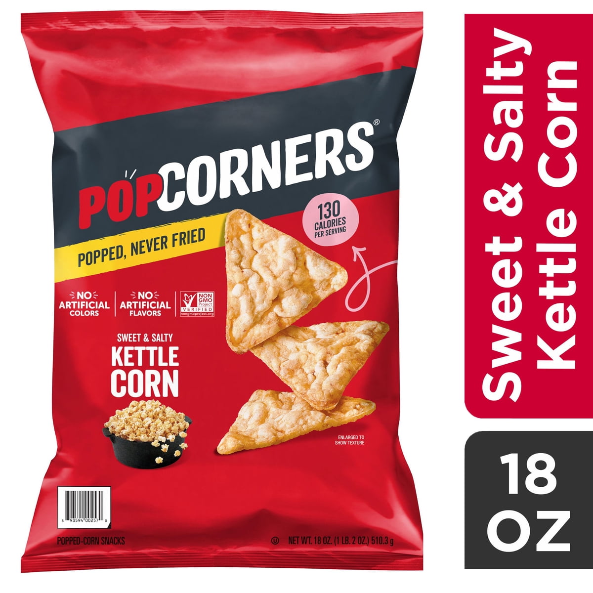 미국직구 PopCorners Sweet & 510g / PopCorners Sweet & Salty Kettle Corn Popped-Corn Snack, 510 3