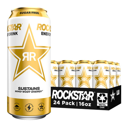 미국직구 Rockstar Energy Drink, Sugar Free, 16 fl oz, 24 ct