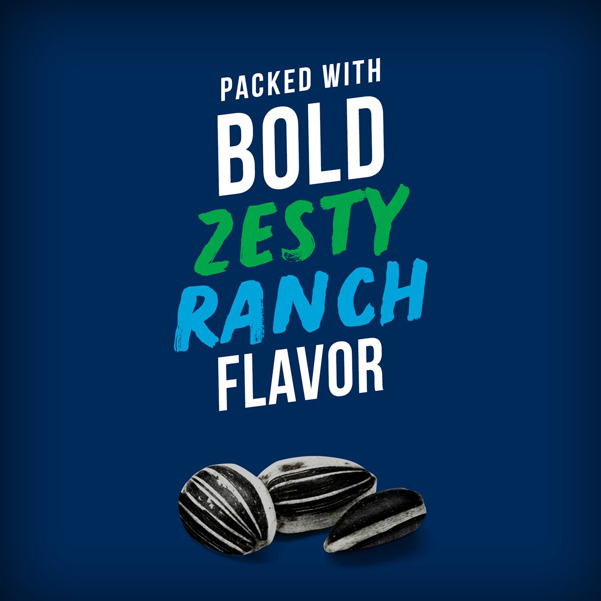 미국직구 BIGS Zesty Ranch 78g / BIGS Zesty Ranch Sunflower Seeds, 12 Bags x 78g Each, with Byb 3