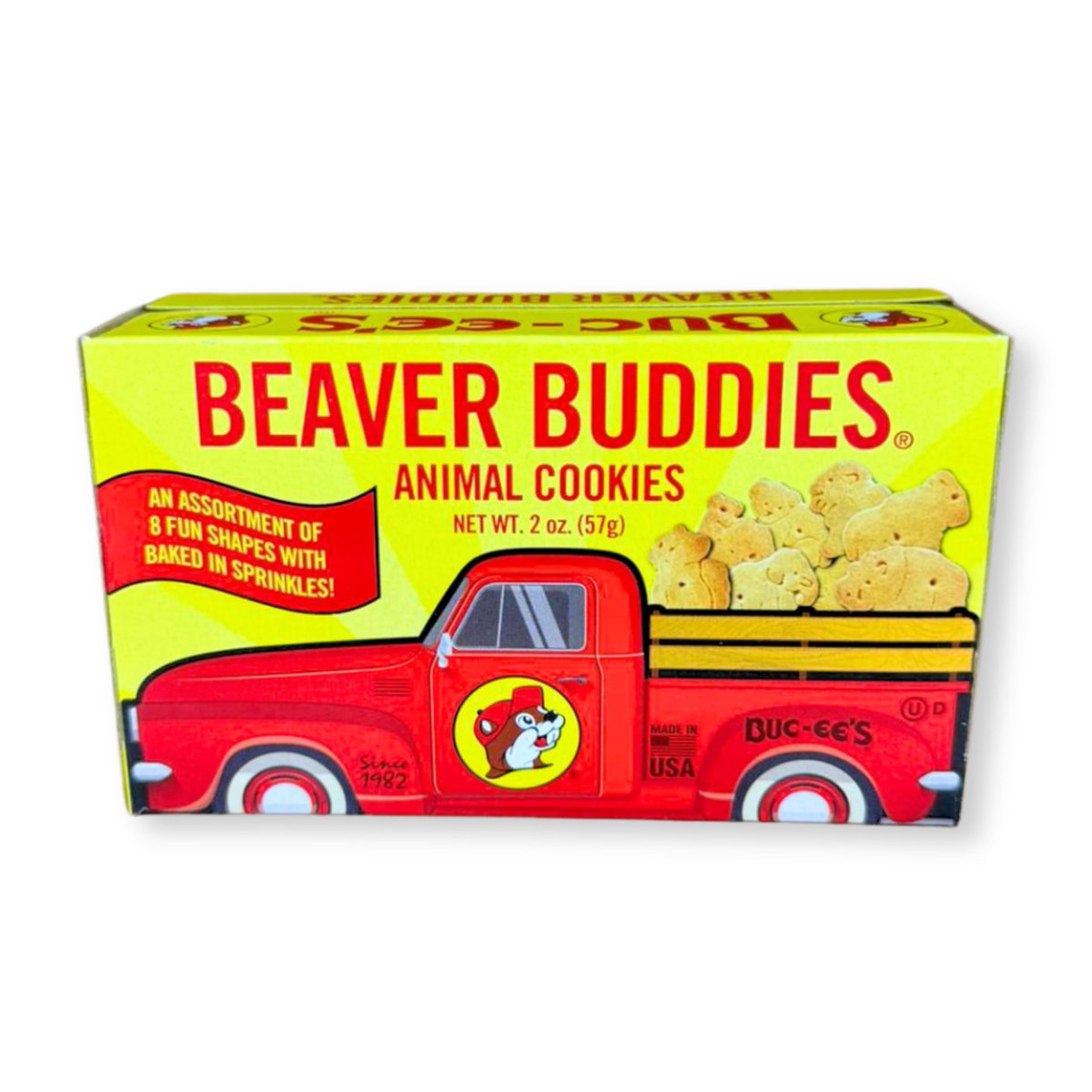 미국직구 3x Buc-Ees Beaver 과자 6g 6팩 / 3x | Buc-Ees Beaver Buddies Animal Cookies Pack Of 6 & 2 3