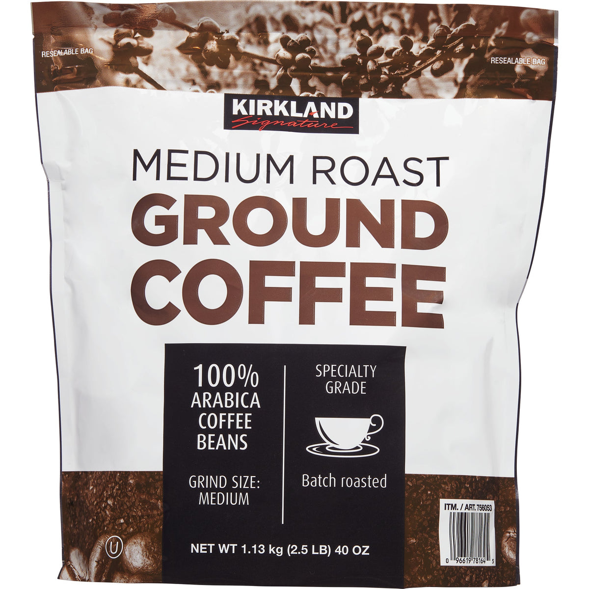 미국직구 Kirkland Signature Ground Coffee, Medium Roast, 2.5 lbs
