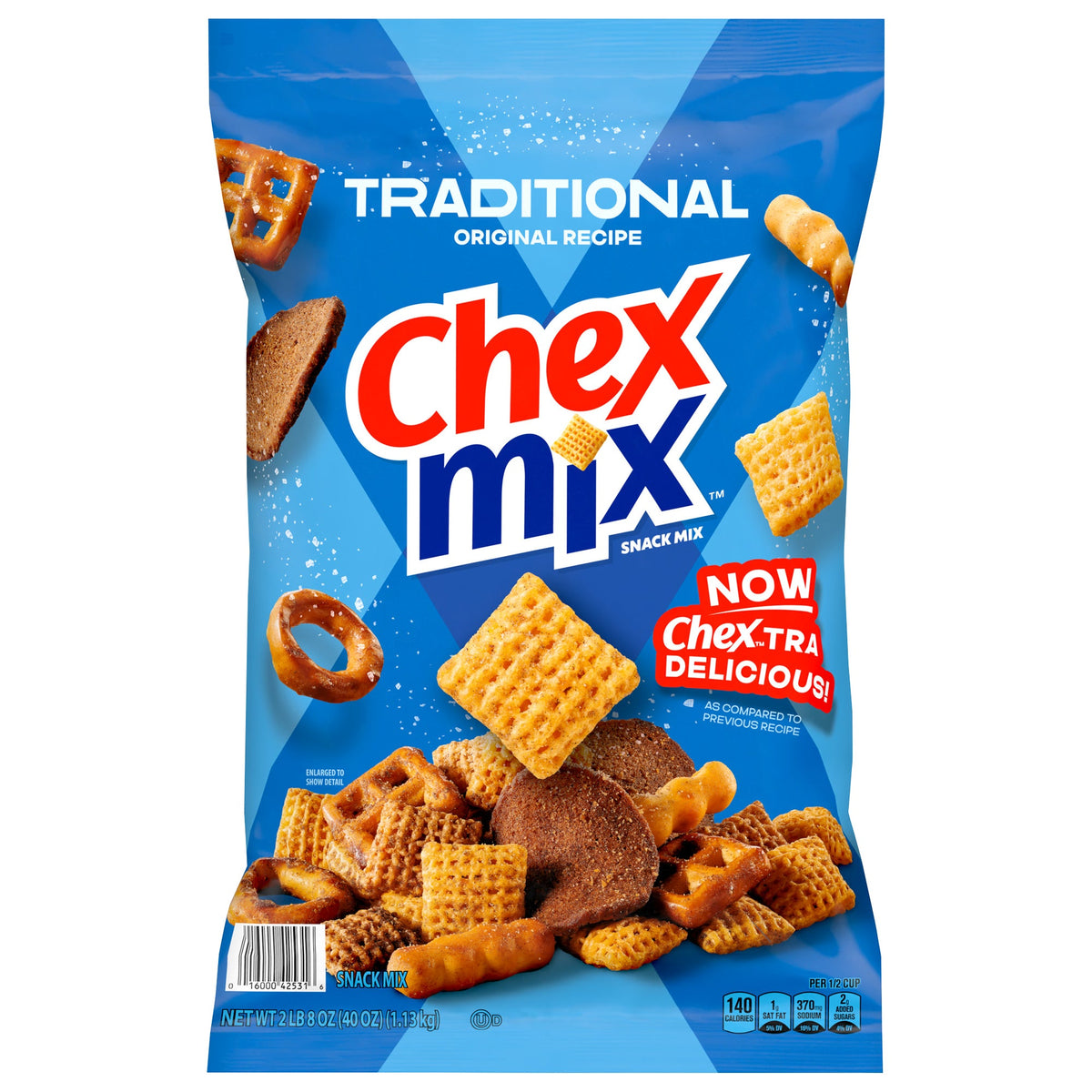 미국직구 Chex Mix Snack Mix, Traditional, 40 oz