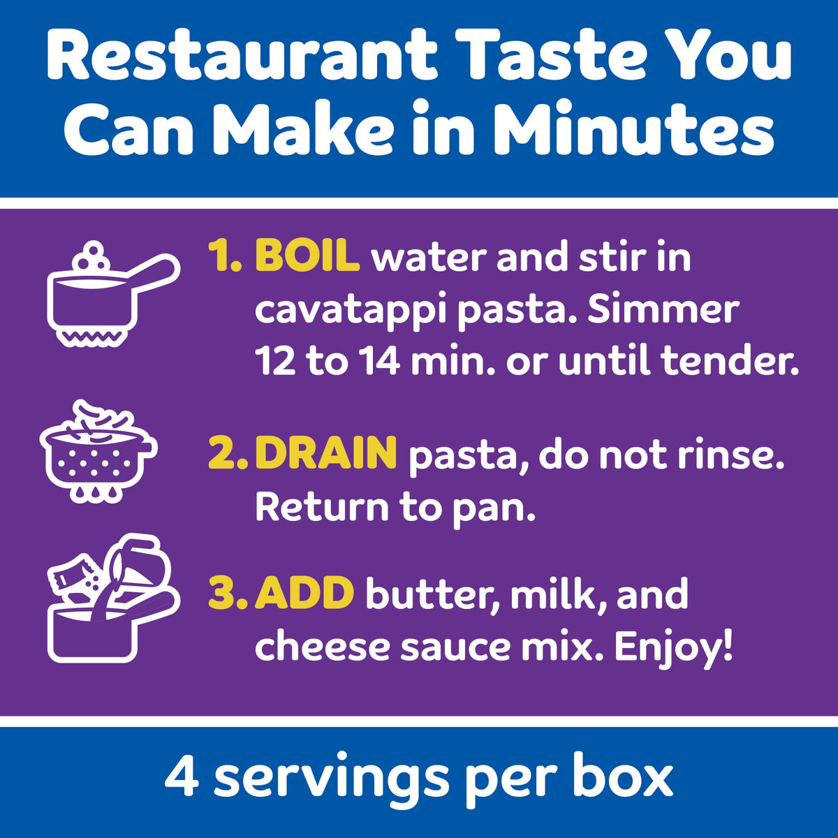 미국직구 크래프트 and Cheese Restaurant Edition Macaroni and Cheese, 1 Box, for Easy Mealtime Solutions, Monterey Jack Caramelized Onion Flavored, Made with R