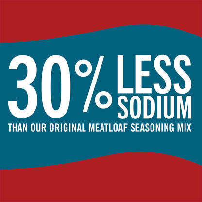 미국직구 맥코믹 30% Less Sodium Meat Loaf Seasoning Mix, 1.25 oz Packet