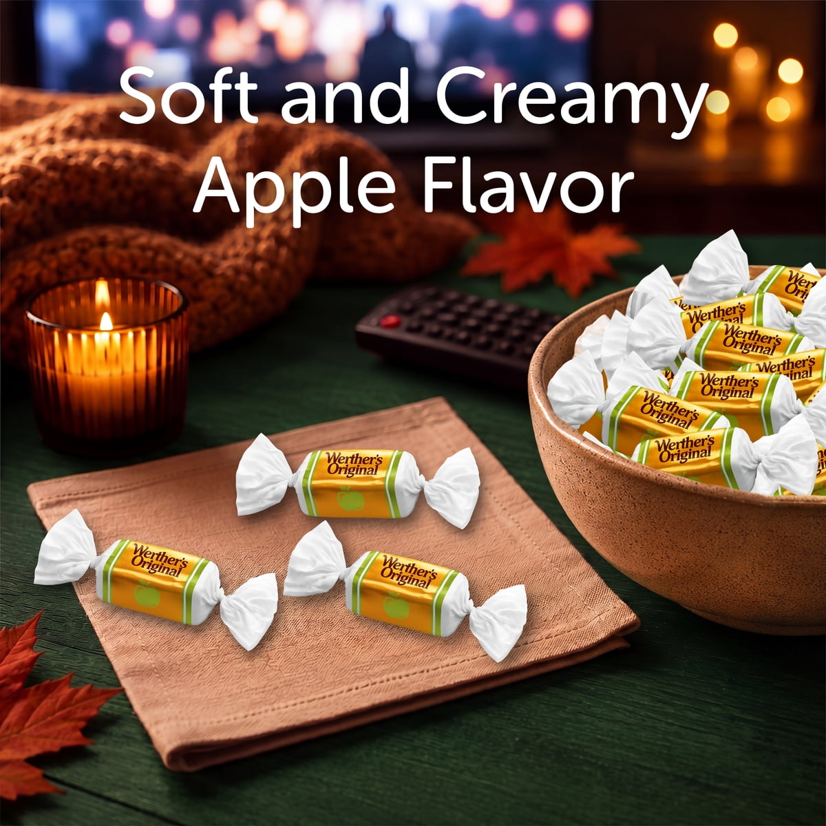 미국직구 Werther's 243g 2팩 / Werther's Original Limited Edition Fall Harvest Caramel Apple Sof 5