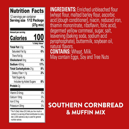미국직구 크러스티즈 Southern Cornbread and Muffin Mix, Cornbread Mix, 11.5 oz Box
