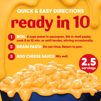 미국직구 벨비타 (4 pack)  Shells and Cheese Extra Creamy Mac and Cheese, 1 Box, for Easy Dinner or Dinner Sides, Extra Creamy, Made with Real Cheese, 11 oz