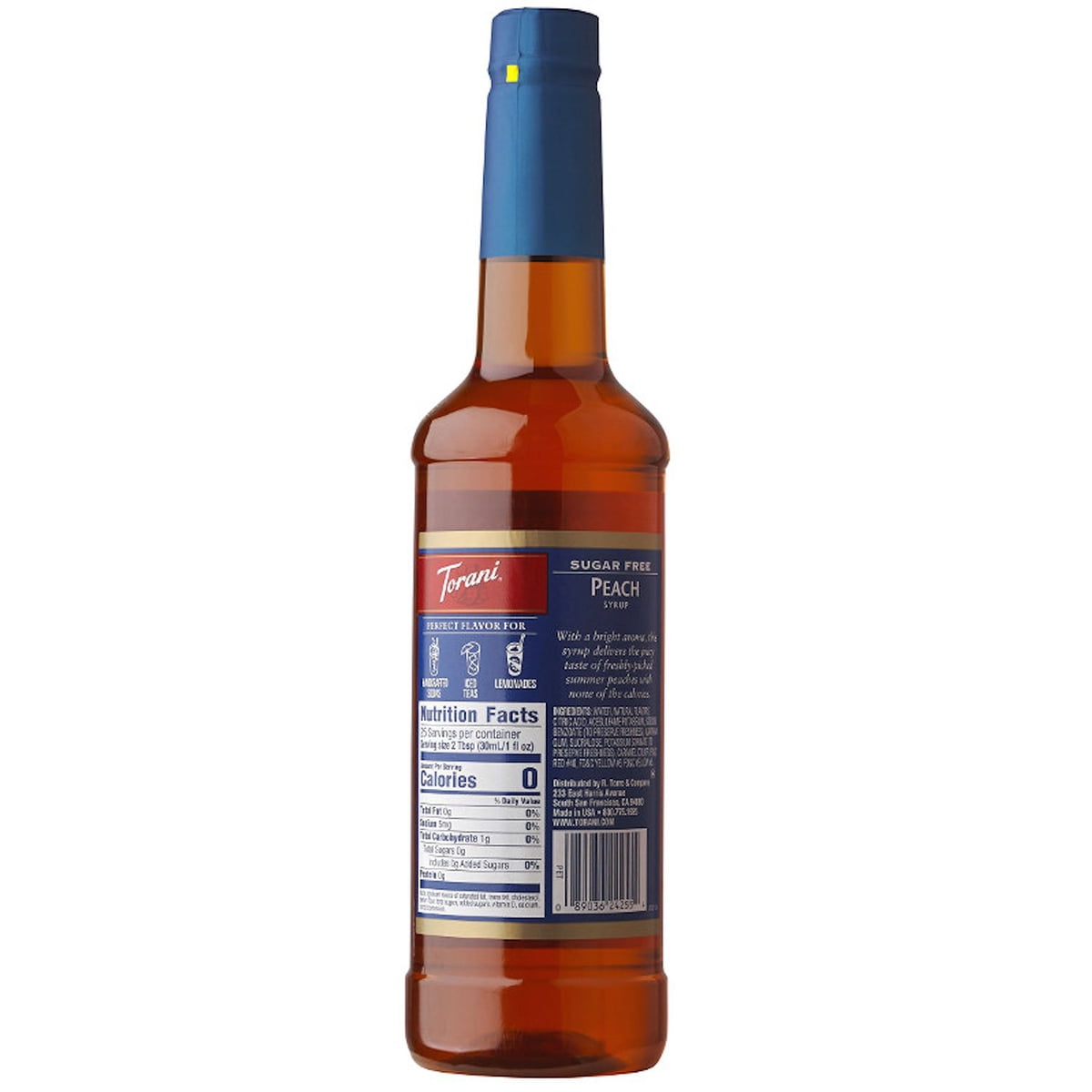 미국직구 Torani Sugar-Free Peach 751ml / Torani Sugar-Free Peach Syrup, 751ml 2